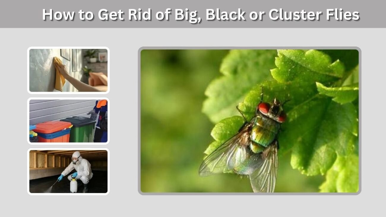 How to Get Rid of Big, Black or Cluster Flies